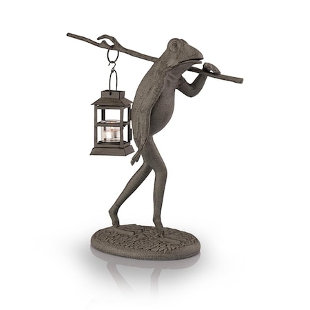 Brillantez 17.50 x 9.50 x 7.50 in. Walking Frog Lantern BR2485326